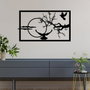 Wallity Accesorio Decorativo de Pared de Metal Negro